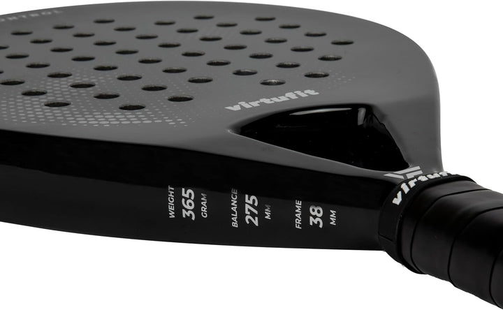 VirtuFit Control Padelschläger - Schwarz - Grau