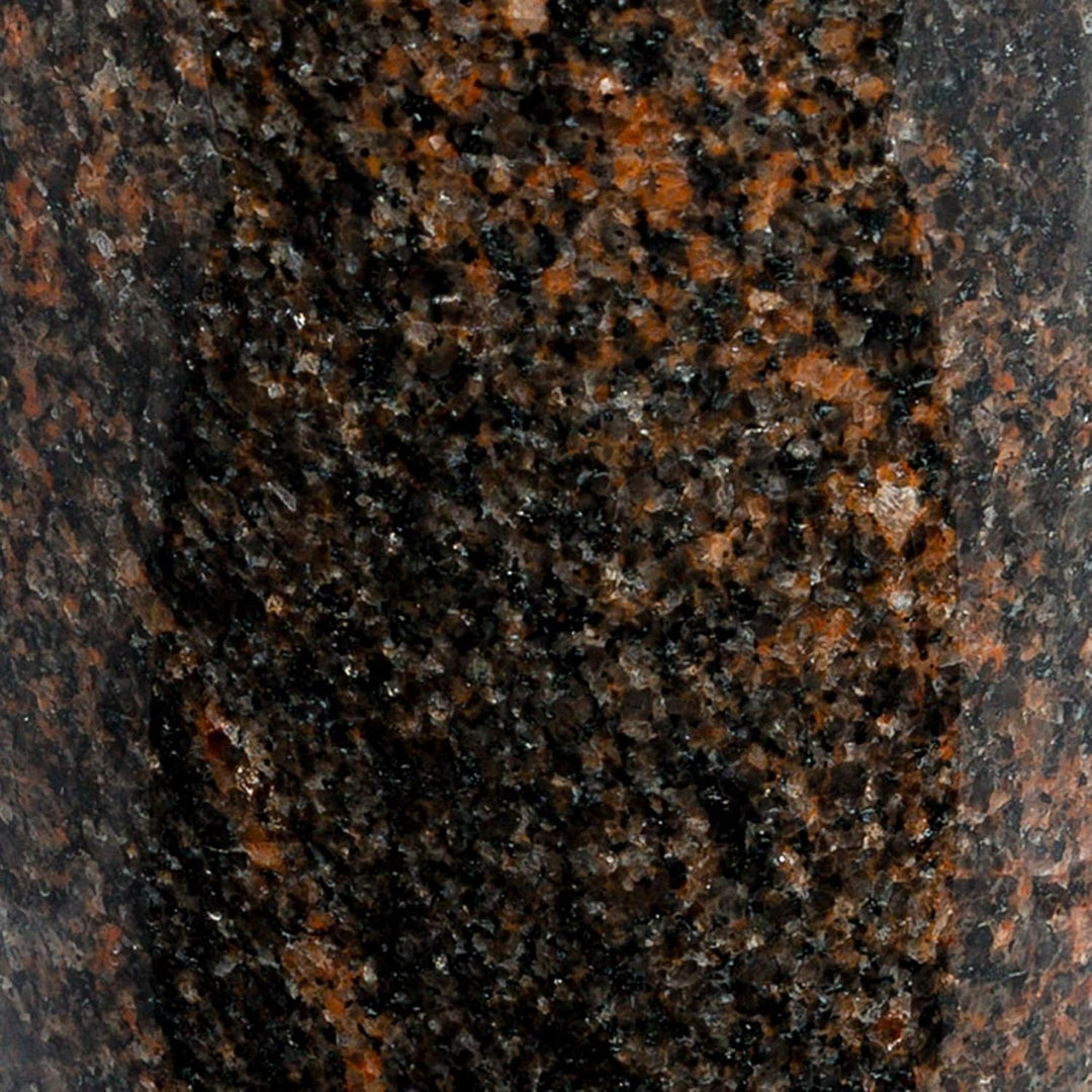 Afterglow Stilvolle Grabvase Classic aus echtem Granit Aurora Finnland Höhe 20 cm/Ø 10 cm Grabschmuc