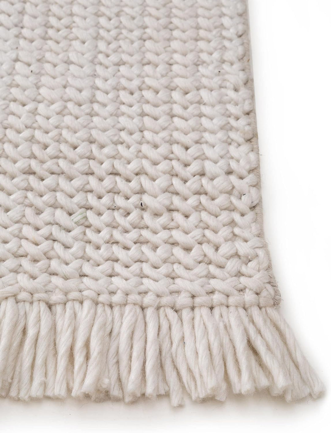 benuta Pure Wollteppich Velma - Wolle handgewebt - Rechteckig & im Style:  Geometrisch, Zickzack, Bo
