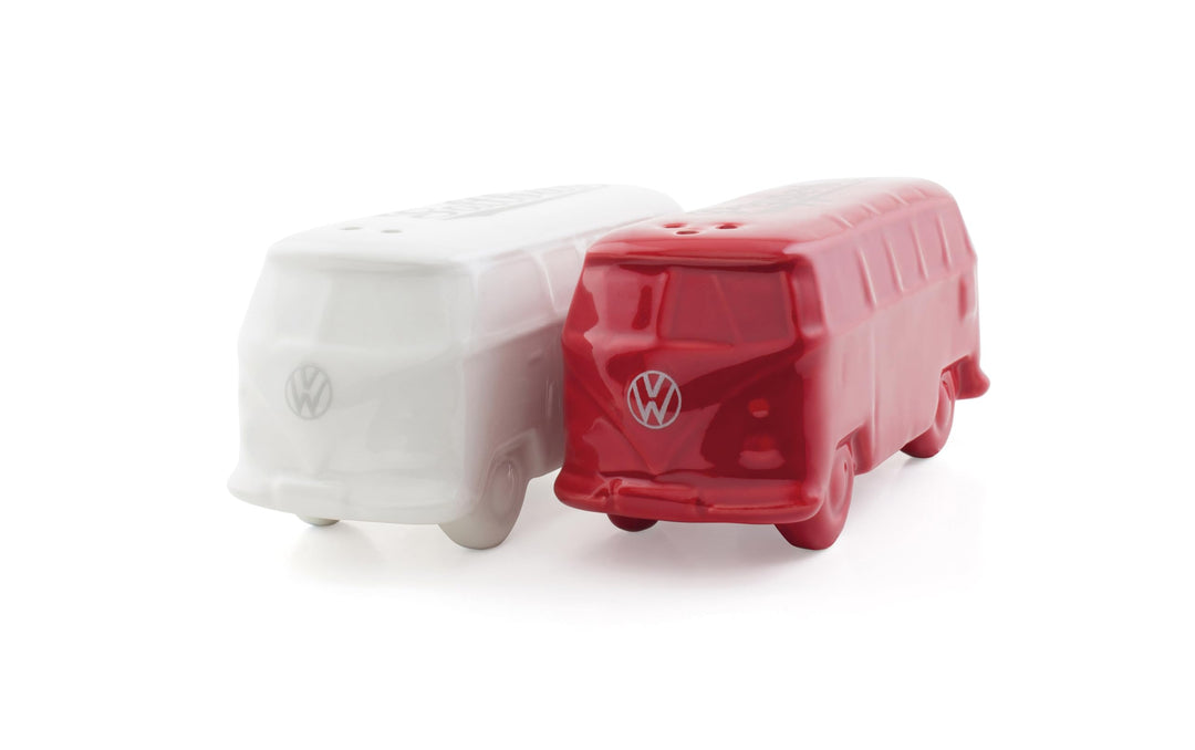 BRISA VW Collection - Volkswagen Salz- & Pfefferstreuer aus Keramik im T1 Bulli Bus Design 2-teilig