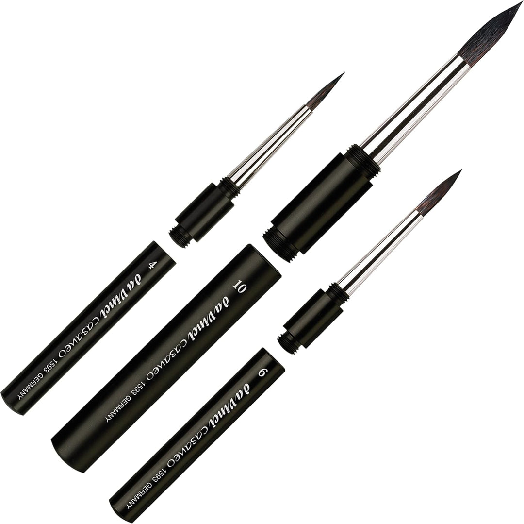 da Vinci Brushes Casaneo Reisepinsel, Schwarz Casaneo Reise-Set, Casaneo Reise-Set