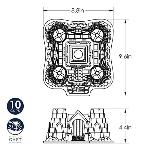 Nordic Ware 57724 Backform Burg Schloss, Schloss