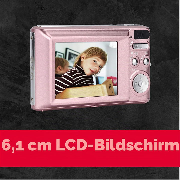 AGFA Photo Kompaktkamera DC5200, Rosa, Rosa