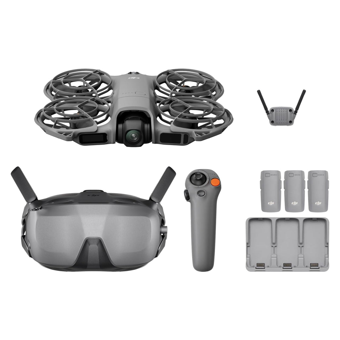 DJI Neo 2 Motion Fly More Combo mit RC Motion 3 und Goggles N3, Stabile Übertragung mit Digitalem Se