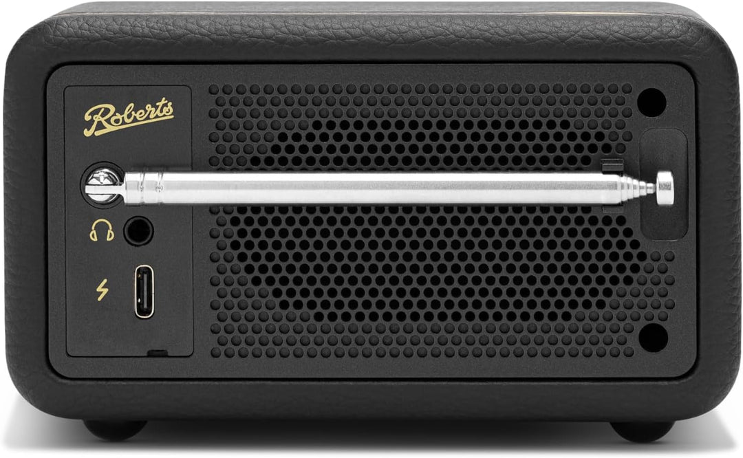 Roberts Revival Petite 2 DAB+/FM/Bluetooth Radio Black, Black