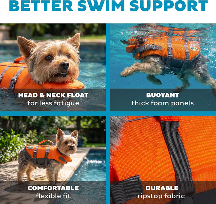Kyjen 22018 Outward Hound Ripstop Quick Release Easy Fit Rettungsweste für Hunde, verstellbar, Gröss