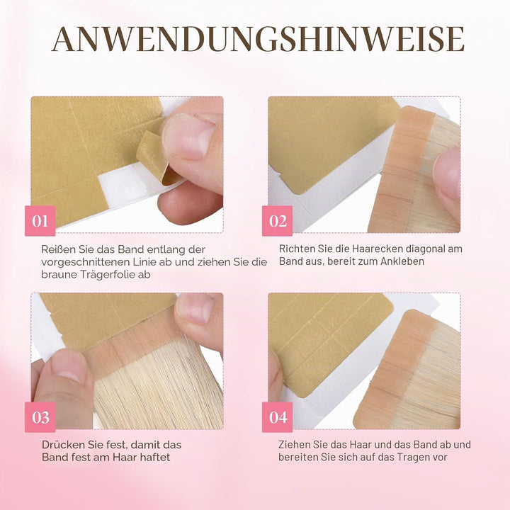 GOO GOO Hair Extensions Tape Tabs Double Sided Adhesive Replacement Professional Strong No-Residue T