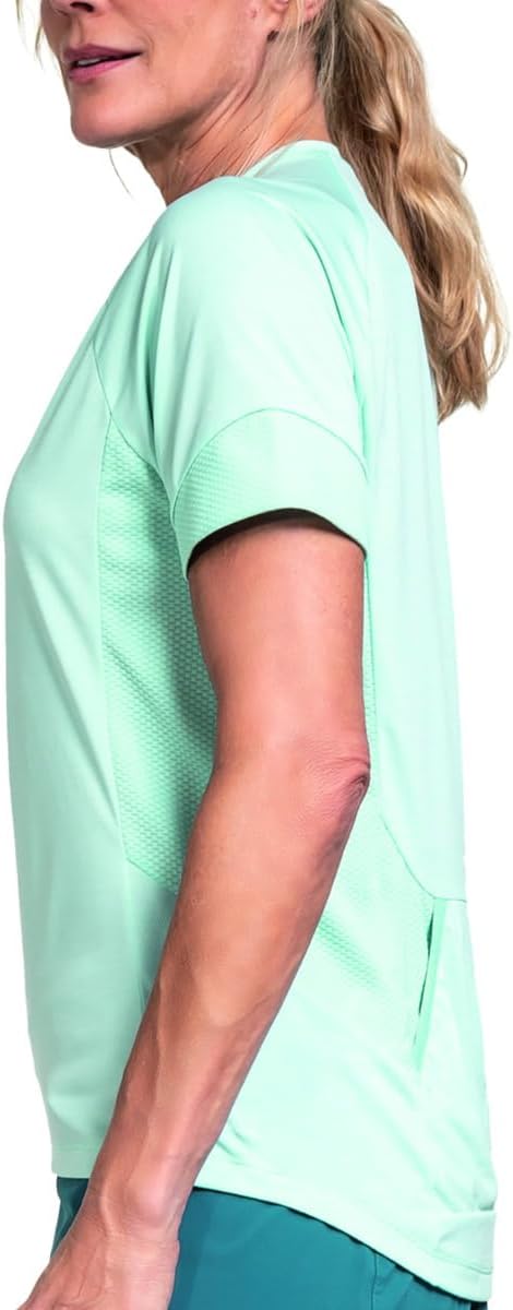 Schöffel Damen Shirt Auvergne L, geruchshemmendes Radtrikot, schnell trocknendes Funktionsshirt mit