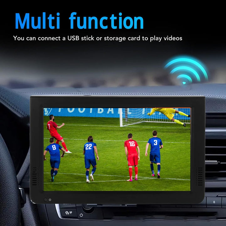 Tragbarer 10-Zoll-Digitalfernseher, TFT-LED-HD-Bildschirm, für Auto, Wohnwagen, Camping, Outdoor ode