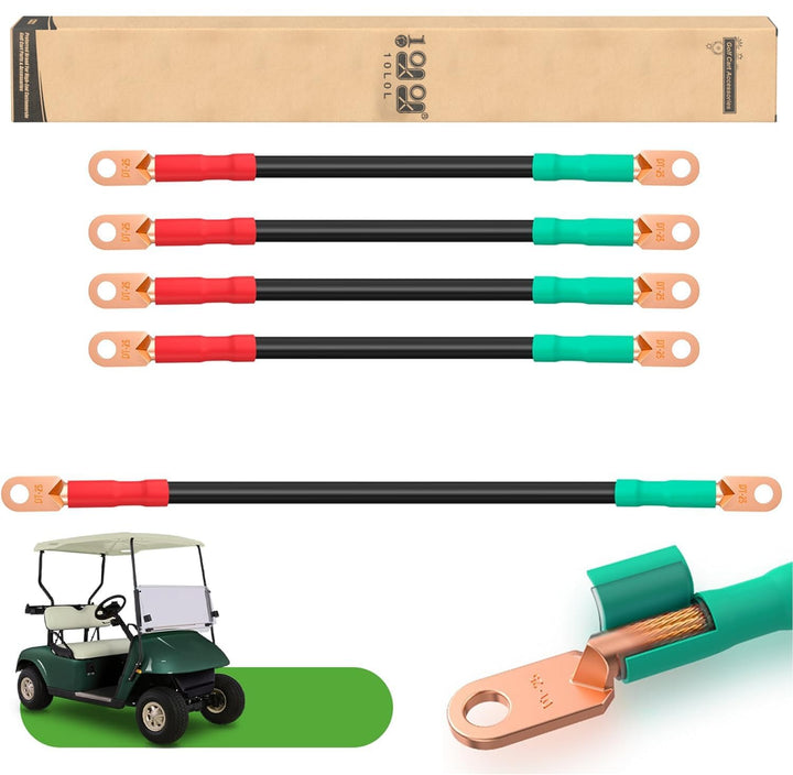 10L0L Golfwagen-Batterie-Kabel-Set, 5-teilig, passend für EZGO TXT Cart ab 1994