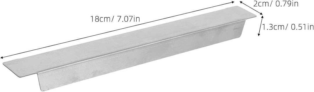 MAGICLULU Metall Trennstangen 18cm 2 Stück Edelstahl für Gn Behälter mit Stützstangen für Imbiss The