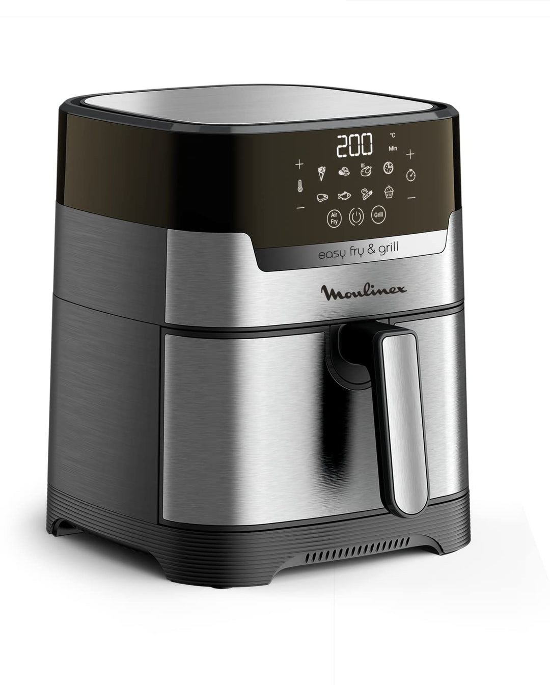 Moulinex Easy Fry & Grill 4,2 L EZ505D Luftfritteuse ohne Öl 2 in 1 zum Braten oder Grillen, Digital