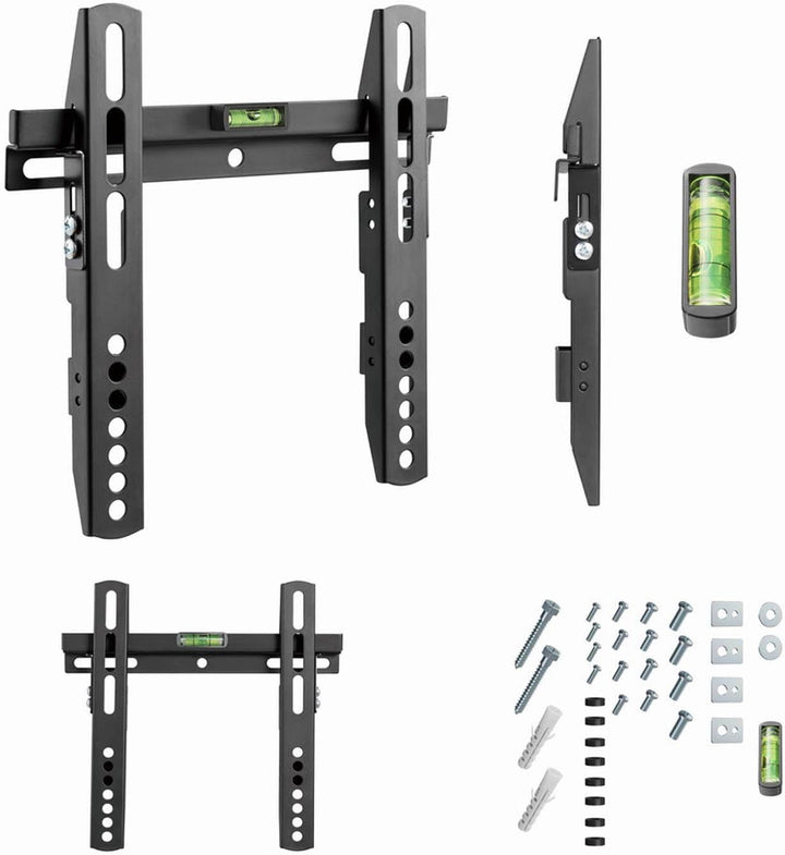 Gembird Feste TV-Wandhalterung für 23–42 Zoll Fernseher, Ultra-Flach 22 mm, VESA-Kompatibel, Robuste