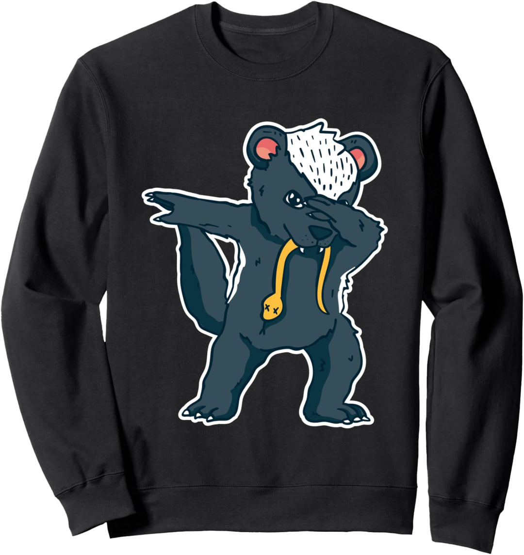 Honey Dachs Dabbing Honigdachs Sweatshirt