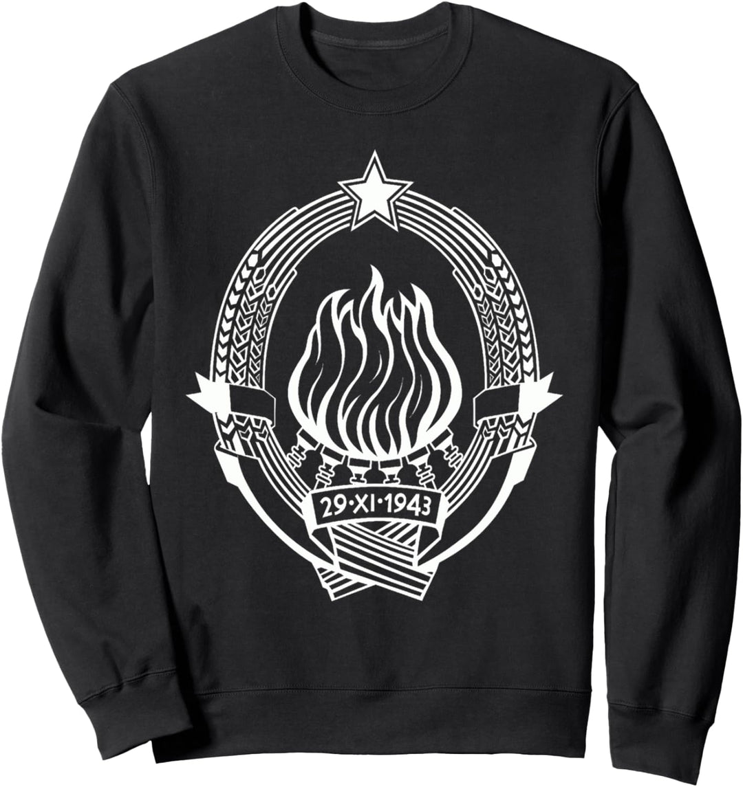Baris Design: SFRJ Jugoslavija (Jugoslawien) Wappen Design Sweatshirt