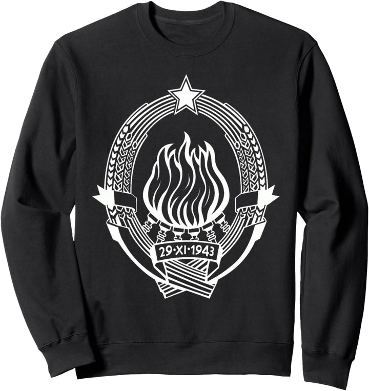 Baris Design: SFRJ Jugoslavija (Jugoslawien) Wappen Design Sweatshirt