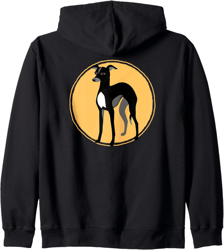 Italienische Greyhound, Windhund oder Whippet Kapuzenjacke