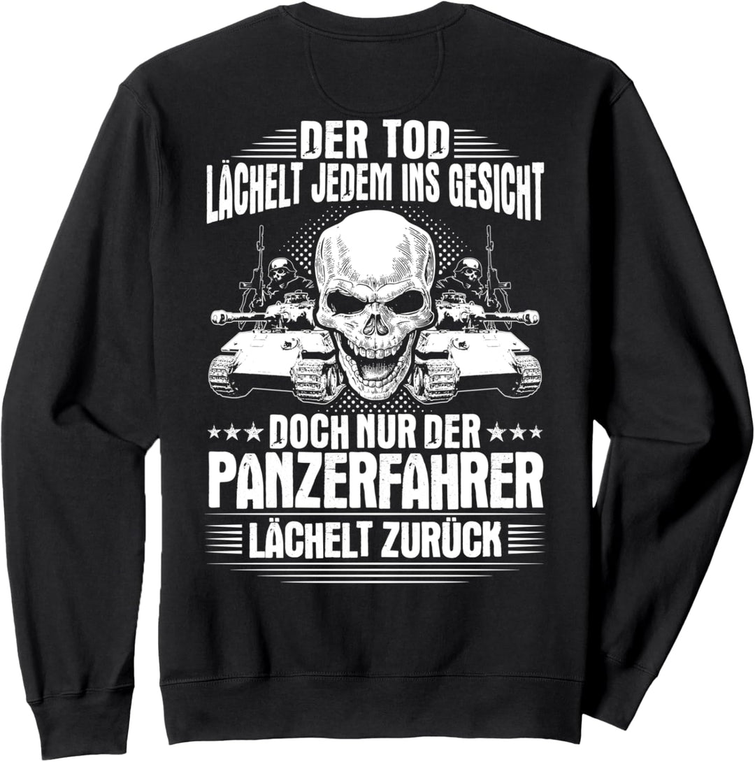 Panzerfahrer Lächeln Panzer Sweatshirt