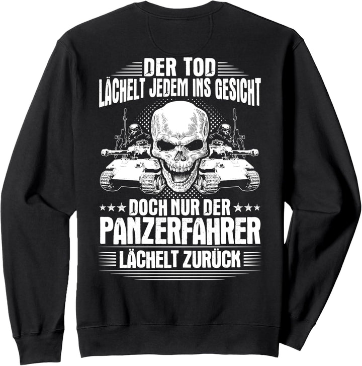 Panzerfahrer Lächeln Panzer Sweatshirt