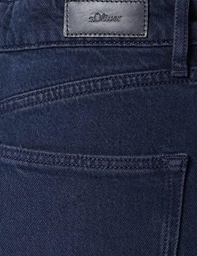 S. Oliver 7/8 Damen Jeans Hose Franciz 7/8 Stretchdenim Darkgrey 34 Blau 56z4, 34 Blau 56z4