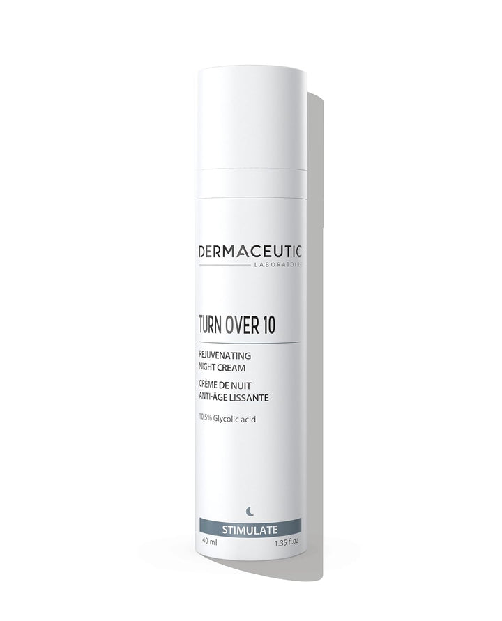 Dermaceutic Turnover - Verjüngende Nachtcreme - Anti-Aging-Creme mit Glykolsäure - Exfolierende, reg