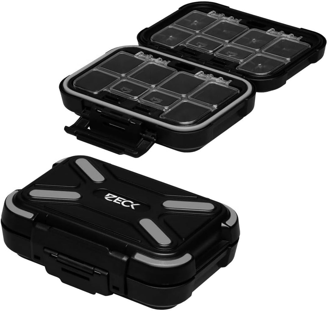 Zeck Predator Ring & Snap Box Pro 13x9,5x4cm - Tacklebox für Raubfischwirbel & Sprengringe, Zubehörb
