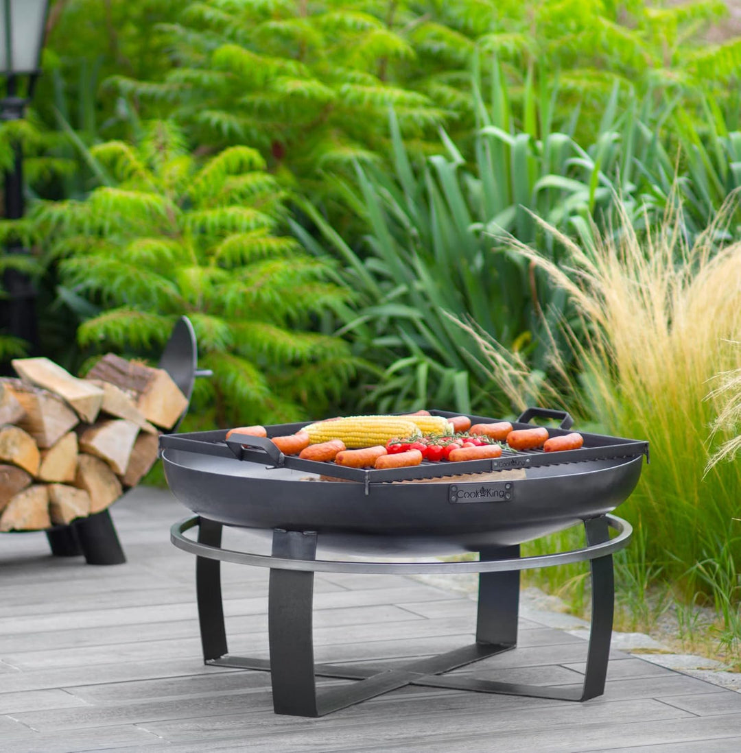 CookKing Feuerschale Feuerkorb Grill Viking 100cm Handarbeit