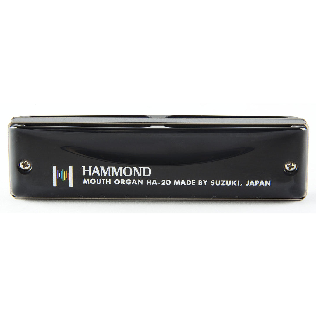 Suzuki Diatonic Harmonica Hammond HA-20 key of C, schwarz, HA-20-C, C