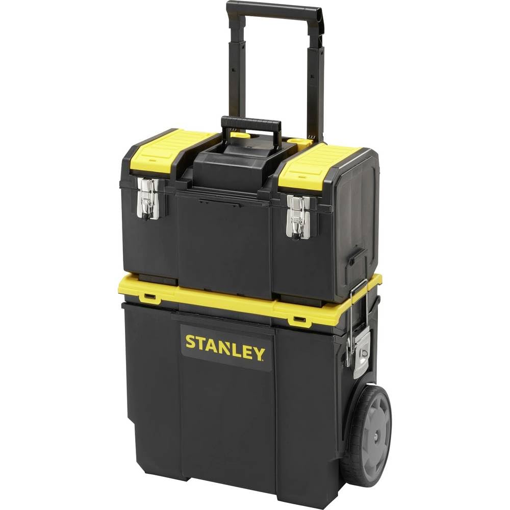 Stanley Mobile Werkzeugbox (48 x 57 x 29 cm, 2-in-1 Variante mit abnehmbarer Werkzeugbox, robuster T