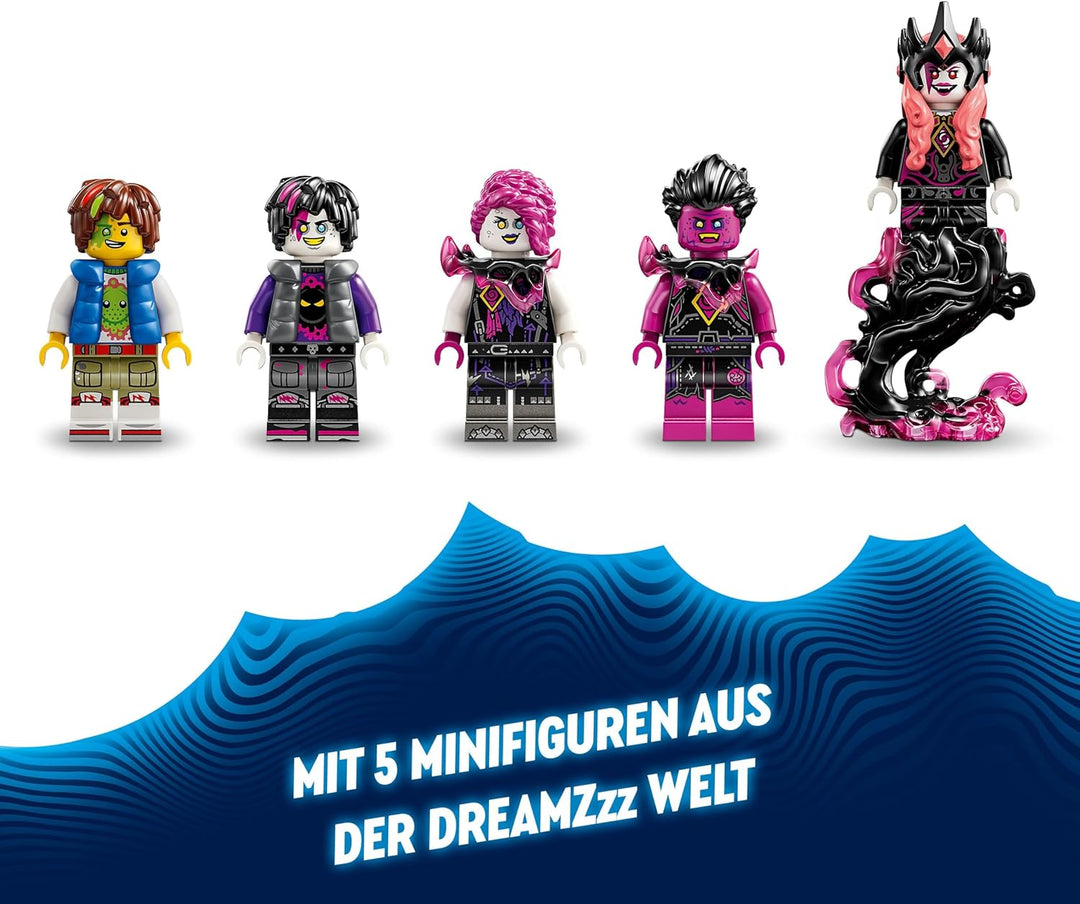 LEGO DREAMZzz 3-in-1 Die Albtraumkreaturen der Nimmerhexe, magisches Kinderspielzeug, baubarer Kesse