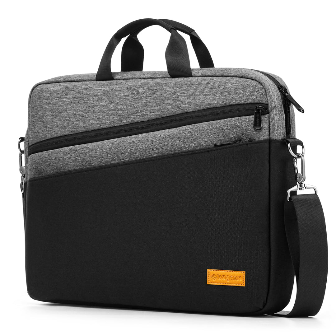 bagasin Laptoptasche Laptop Aktentasche Passt bis zu 15 15,6 16 Zoll Laptop Erweiterbare Wasserdicht