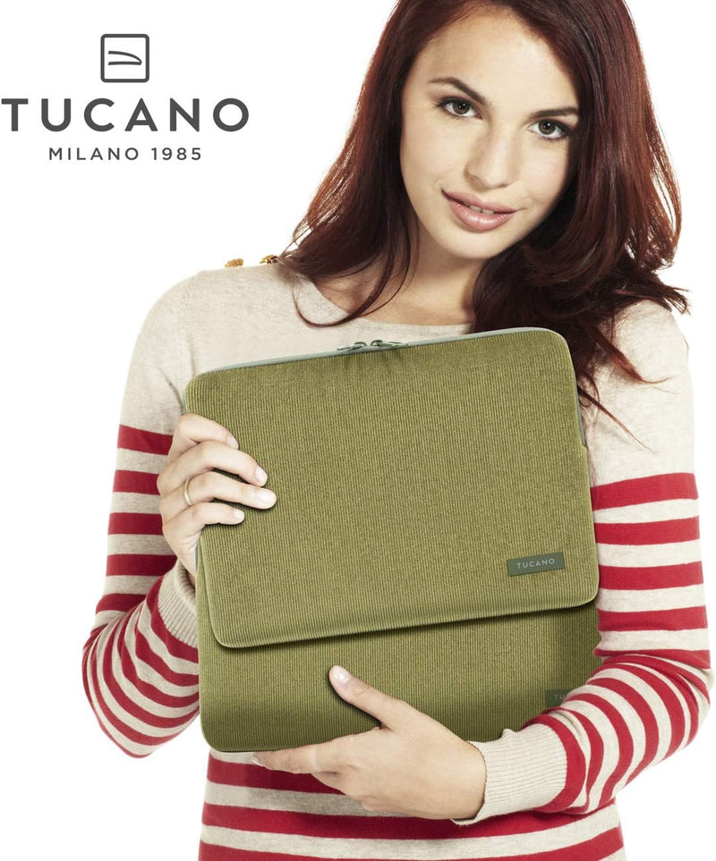 Tucano Second Skin Velluto Notebook Sleeve aus Cord und Neopren 12 Zoll, MacBook Pro 13 Zoll ab 2016