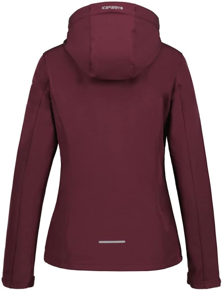 ICEPEAK Damen Brenham Softshell Jacke 36 Rot, 36 Rot
