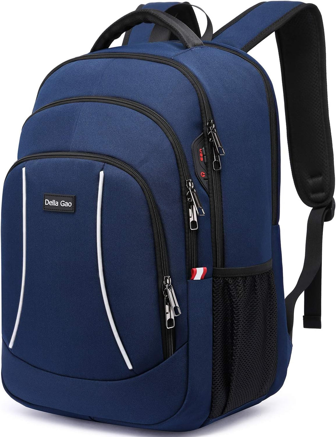 Della Gao Laptop Rucksack Herren, 17 Zoll Arbeit Business Rucksack Wasserdicht Rucksack Schule Tasch