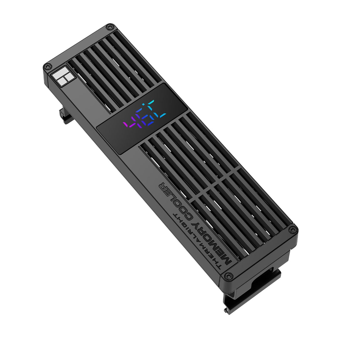 Thermalright MC-3 Digital Black RAM Cooler, 3 PWM Lüfter | mit 4500 U/min PWM-Design, RAM-Kühlung le