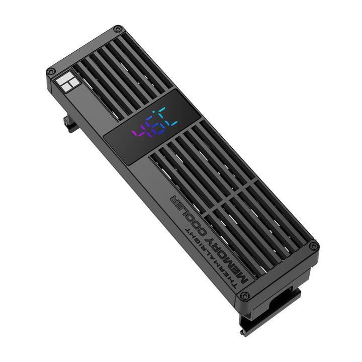 Thermalright MC-3 Digital Black RAM Cooler, 3 PWM Lüfter | mit 4500 U/min PWM-Design, RAM-Kühlung le