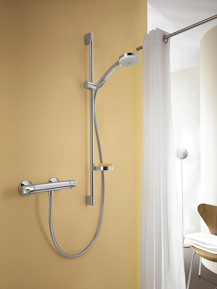 hansgrohe Croma 100 Duschset 0,65m, 4 Strahlarten, Chrom Chrom 0,65m Set 4 Strahlarten, Chrom 0,65m