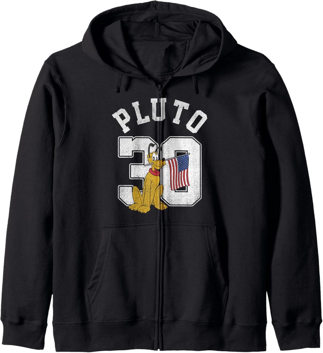 Disney Mickey And Friends Pluto American Flag Collegiate Kapuzenjacke