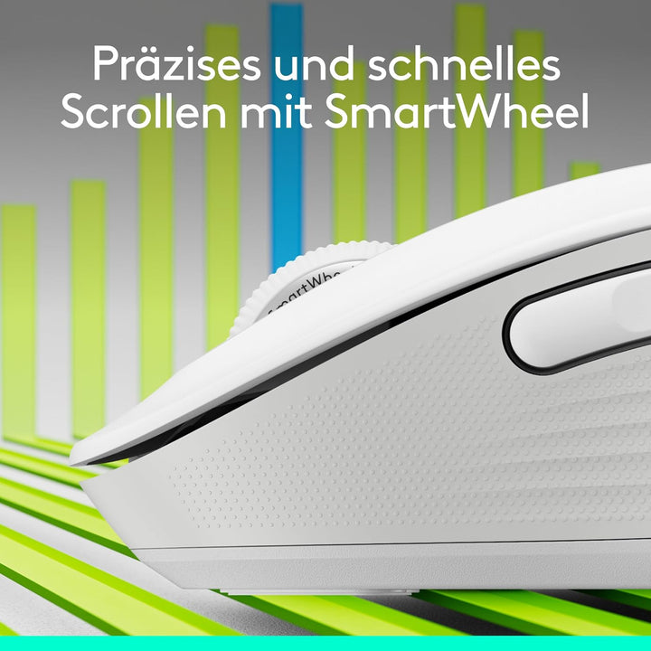 Logitech Signature M650 Kabellose Maus - für kleine bis mittelgrosse Hände, 2-Jahres-Batterie, Leise