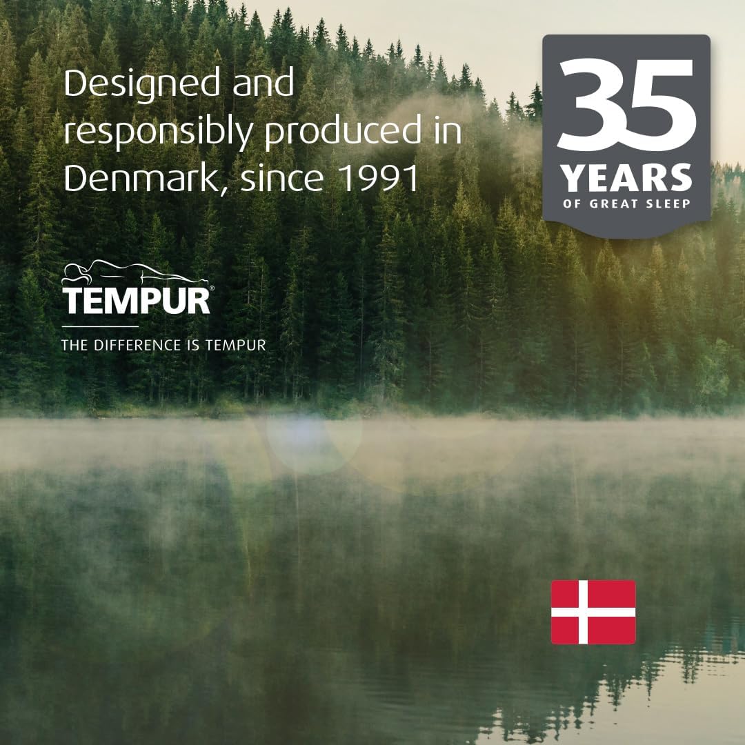 TEMPUR Reisekissen Memory Foam, ergonomisches Reise-Nackenkissen inkl. Tragetasche, Anthrazit, Gröss