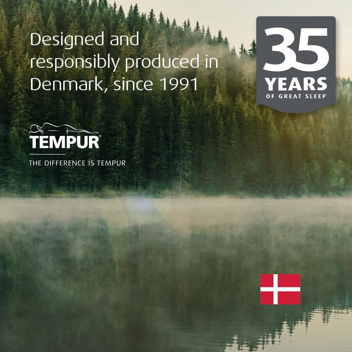 TEMPUR Reisekissen Memory Foam, ergonomisches Reise-Nackenkissen inkl. Tragetasche, Anthrazit, Gröss