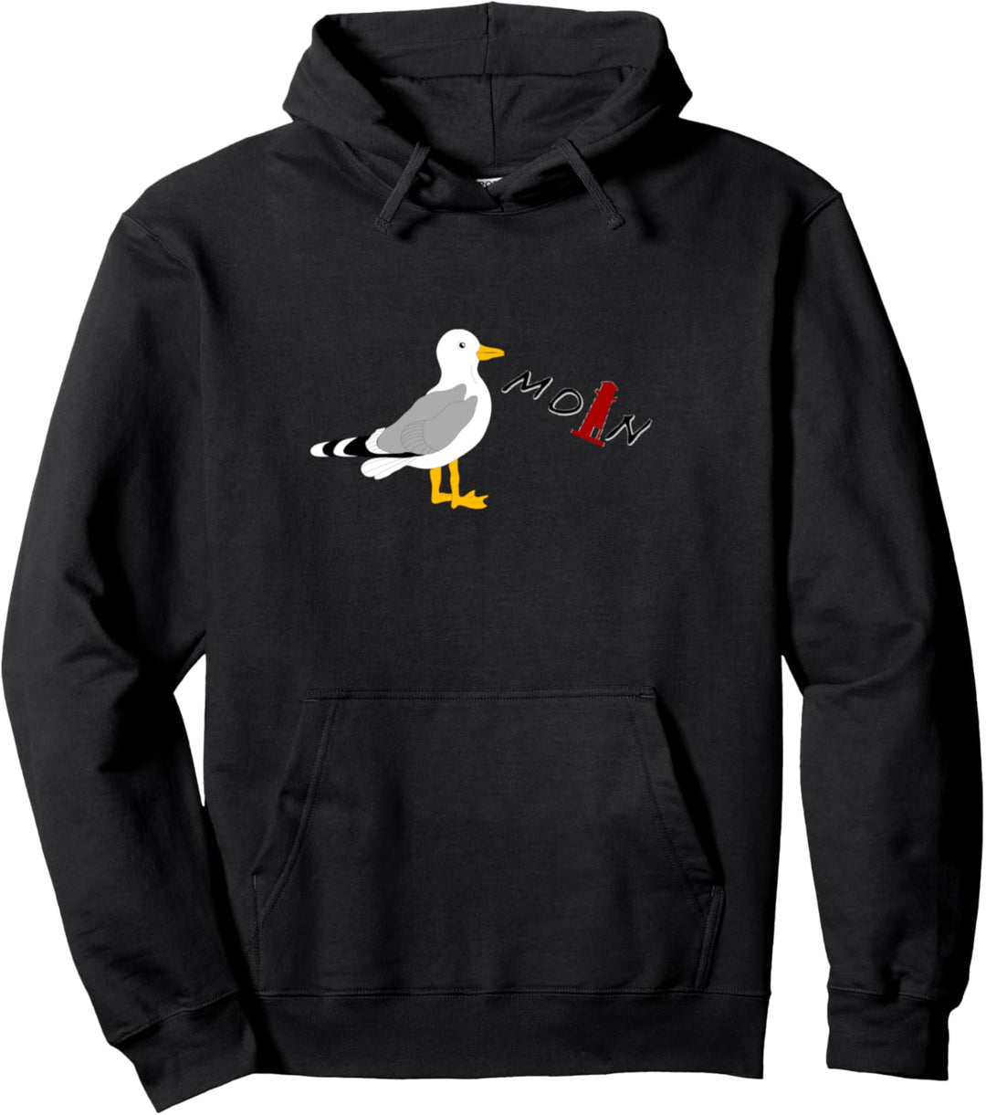 Moin Ostfriesland mit Leuchtturm Ostfriese Geschenk Pullover Hoodie