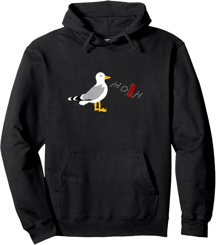 Moin Ostfriesland mit Leuchtturm Ostfriese Geschenk Pullover Hoodie