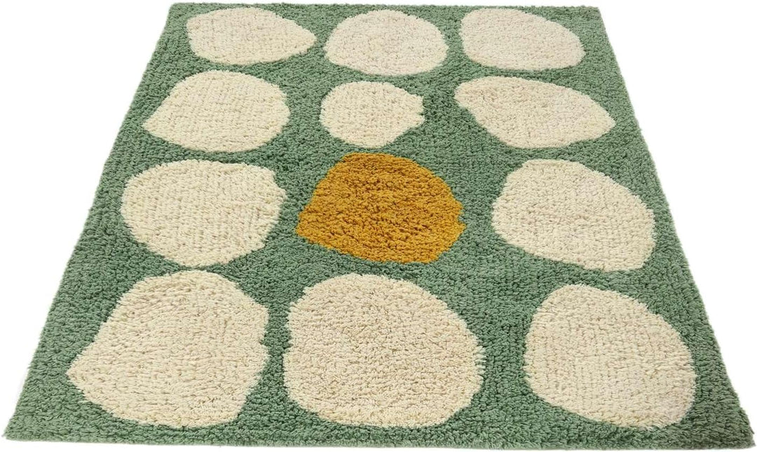 RugVista Badematte Thalassa, 90 x 60 cm, Rechteckig, Mittelflor, Moderner Badteppich, Maschinenwasch