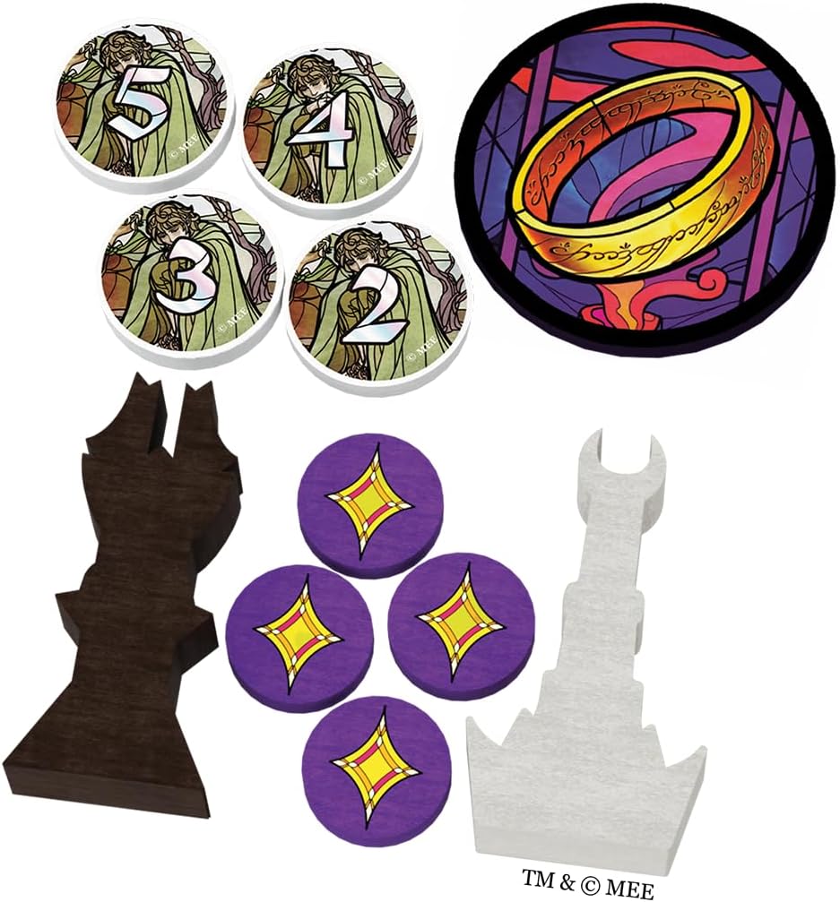 Asmodee, Der Herr der Ringe: Die Zwei Türme – Das Stichspiel, Office Dog, Kooperatives Kartenspiel,