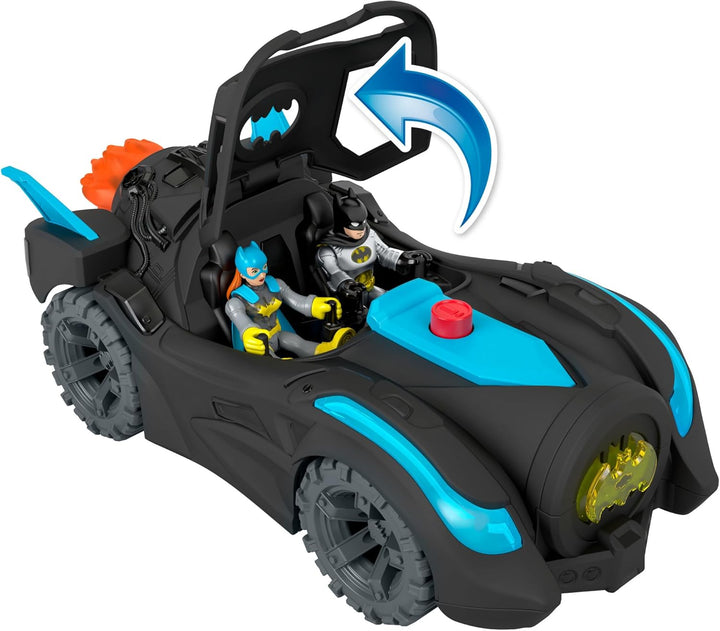 Fisher-Price Imaginext HGX96 - DC Super Friends Lights & Sounds Batmobile, Spielzeug ab 3 bis 8 Jahr