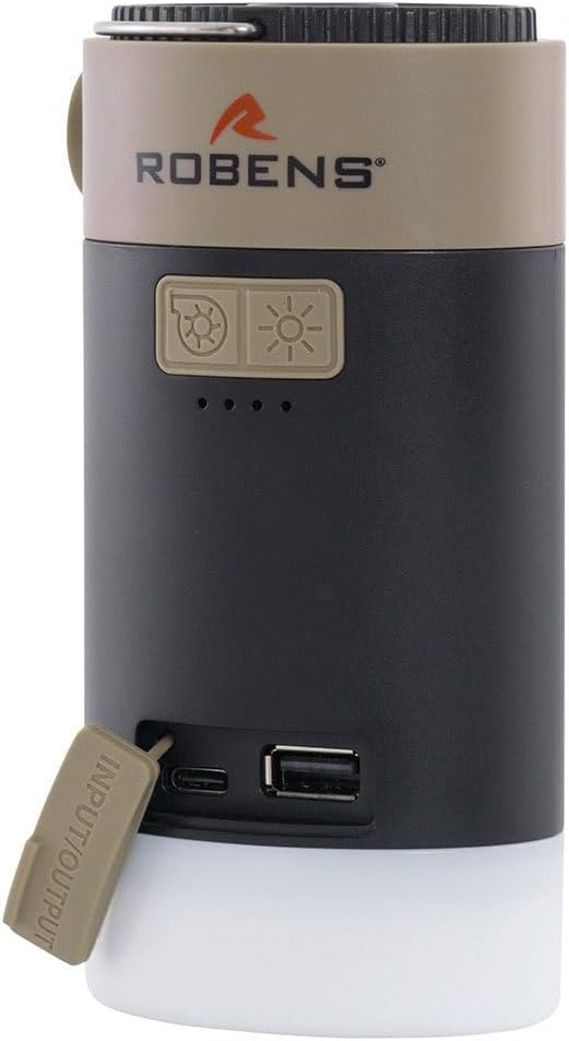 Robens Cornival 3in1 Hinchador, Lámpara, Batería USB-c Zelt, bunt, Einheitsgrösse