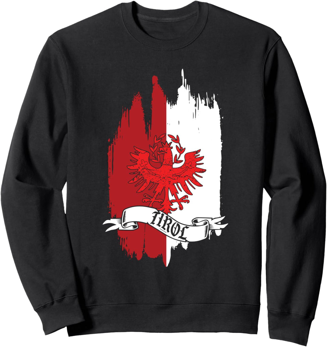 Tirol Flagge Tiroler Alpen Tirolerin Berge Heimat Geschenk Sweatshirt