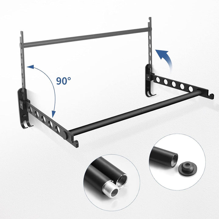 Kleiderhaken Klappbar, Wand Kleiderständer Kleiderlüfter Wandhaken Klappbar, Klapphaken für Balkon W