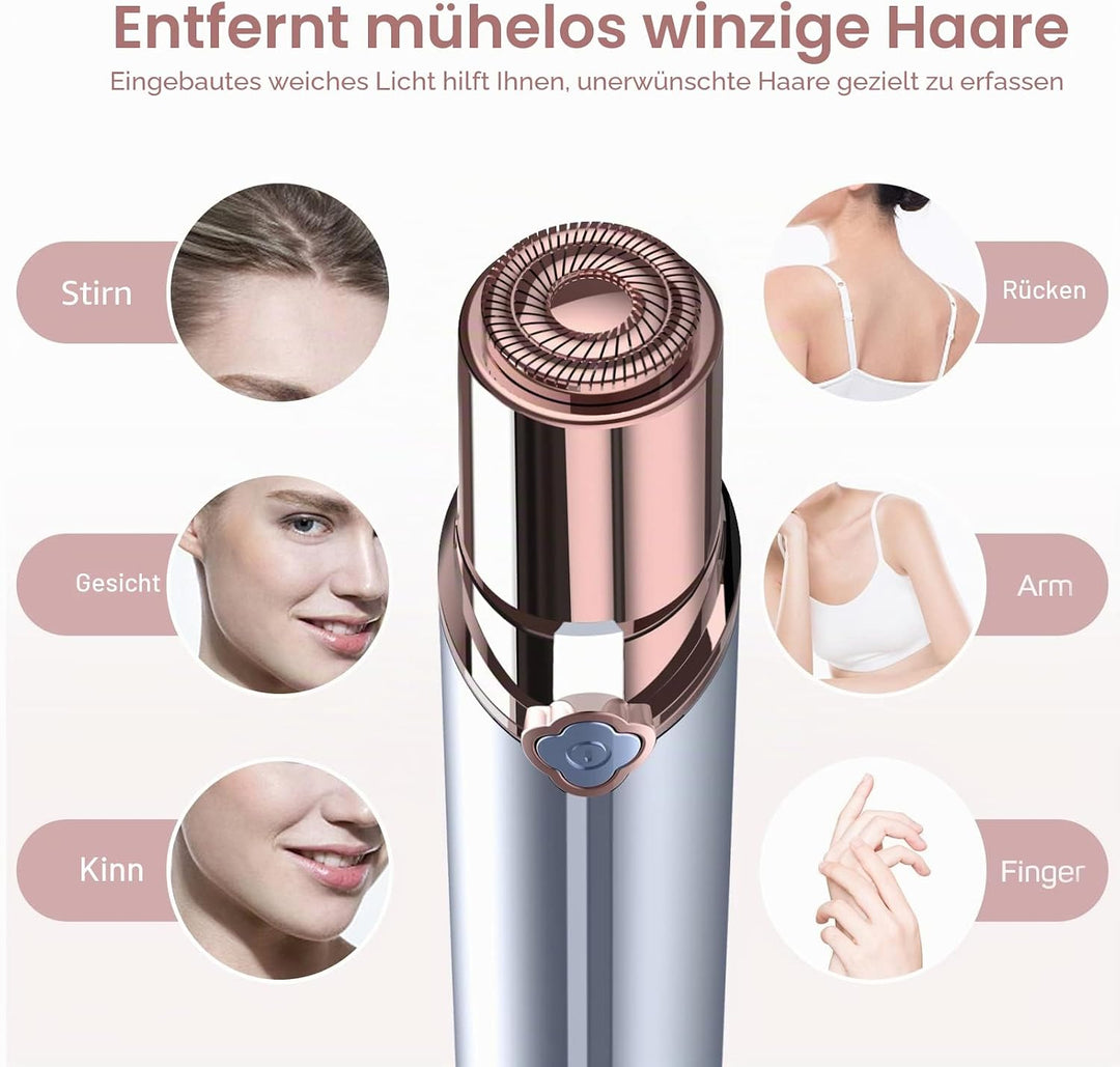 Gesichtshaarentferner für Frauen (2023) - GURELAX Flawless Gesichtshaarentferner Damen Kinn Oberlipp